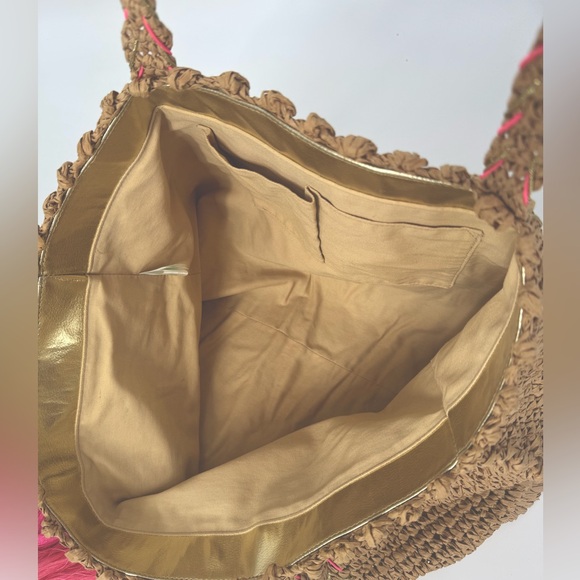 Lilly Pulitzer Beach Tote Bag Nosara Straw - Picture 7 of 8